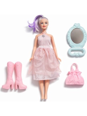 Aesco Moda Seti - Aksesuarlı 30 cm Bebek Seti