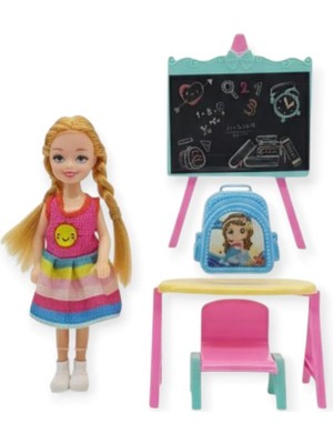 Aesco Öğrenme Zamanı - Okul Oyun Seti - A8-21 - Sarışın