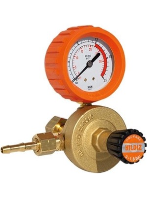 Aesco Yıldız 5120 Basınç Düsürücü Propan (Lpg) Manometreli