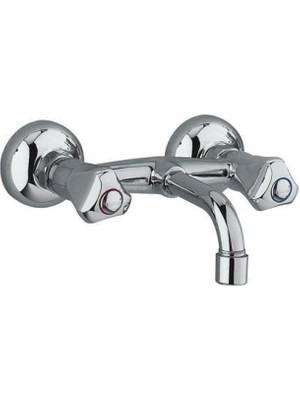 Aesco Itimat Alfa 207 Sabit Lavabo Bataryası Duvardan