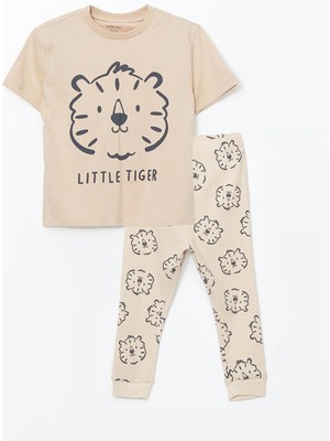 Lc Waikiki Yeni Sezon Bisiklet Yaka Erkek Bebek Pijama Takımı