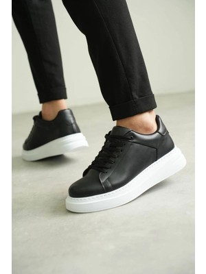 Kb-B2 Kuback Siyah Cilt Günlük Erkek Ayakkabı