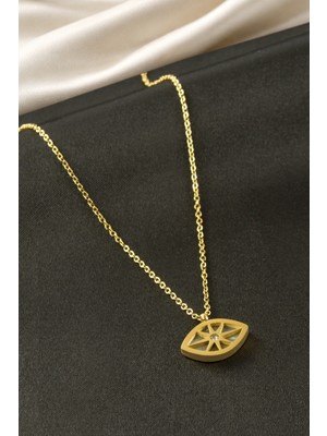 Bijuteri Net Yıldız Sedef Çelik Kolye