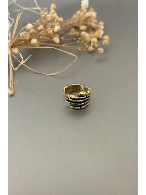 Jaida Moda Kadın Gold Iskelet El Figürlü Deliksiz Sıkıştırmalı Kıkırdak Küpe