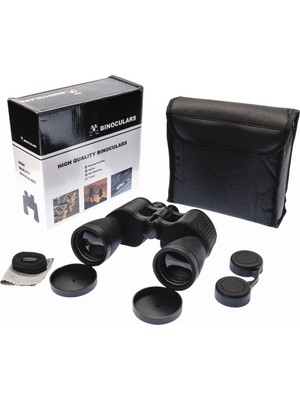 Magicool 7X50 - Geniş Ön Mercekli Profesyonel El Dürbünü - 1000M/56M - Siyah V4