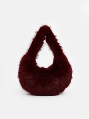 Lc Waikiki Yeni Sezon Kürklü Kadın Baget Çanta