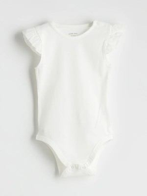 Lc Waikiki Yeni Sezon Bisiklet Yaka Basic Kız Bebek Çıtçıtlı Bodysuit