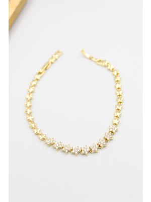 İsmiyle Al Yıldız Xuping Vip Bileklik - Altın