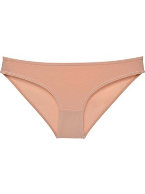 İsmiyle Al Ten Rengi Kadın Günlük Pamuklu Likralı Özel Poşet Içinde Taşınabilir Acil Durum Slip Külo