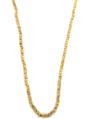 İsmiyle Al Dorika Zincir Kolye - Altın