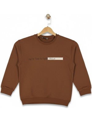 Baglan Erkek Çocuk Önü Baskılı Sweatshirt BGL-ST05235