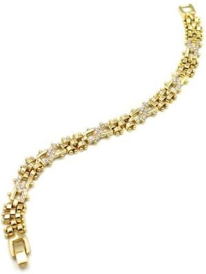 İsmiyle Al Xuping Vip Bileklik - Altın