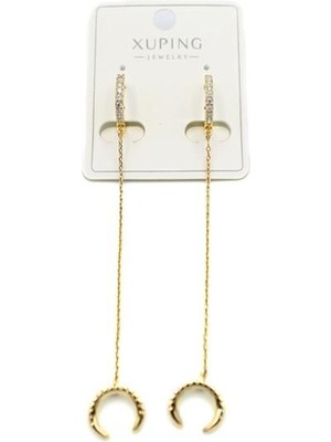 İsmiyle Al Zincir Küpe - Altın