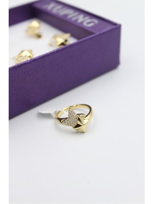 İsmiyle Al 6'lı Kutu Xuping Yüzük - Altın