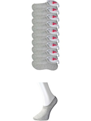 İsmiyle Al Gri Kadın Görünmez Çorap 9 Çift