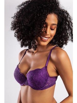 Beruflic Golshan G.colors Balconette Foam Push Up Bra, Mor Konforlu ve Şık Sütyen