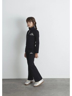 Mavi Mavi Jeans Baskılı Siyah İnterlok Sweatshirt 7S10129-900