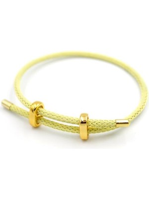 İsmiyle Al Hasır Bileklik - Sarı