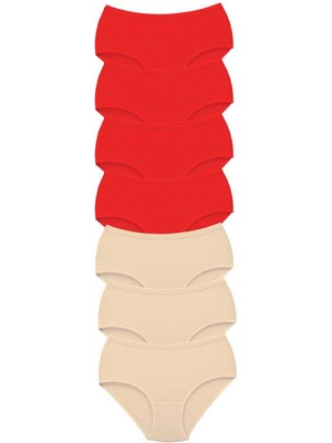 İsmiyle Al 7 Adet Tutku Kadın Yüksek Bel Bato Kalın Lastik Külot S5