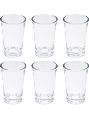 İsmiyle Al Kahve Yanı 6'lı Su Bardağı Tosca Shot ROYALEKS-TG-2022