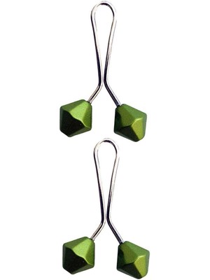 İsmiyle Al 2 Adet Tesettür Eşarp ve Şal Klipsi Yeşil