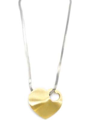 İsmiyle Al Kalp Kolye - Altın