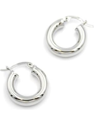 İsmiyle Al Küçük Boy Halka Küpe - Gümüş