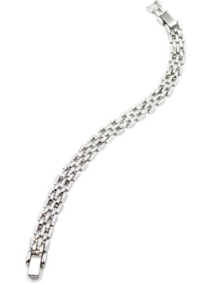 İsmiyle Al Xuping Vip Bileklik - Gümüş