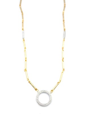 İsmiyle Al Zincirli Vip Kolye - Altın