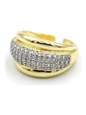 İsmiyle Al Taşlı Vip Yüzük - Altın