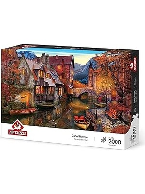 SHC4200 Puzzle Kanal Boyu Evleri 2000 Parça Puzzle