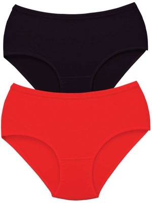 İsmiyle Al 2 Adet Tutku Kadın Yüksek Bel Bato Kalın Lastik Külot S1