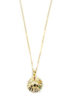 İsmiyle Al Güneş Kolye - Altın