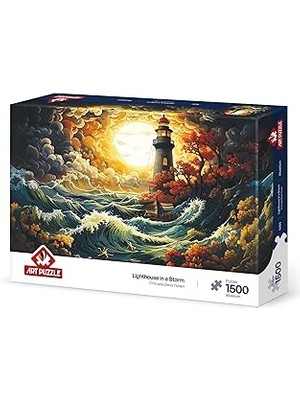 SHC4200 Puzzle Fırtınada Deniz Feneri 1500 Parça Puzzle