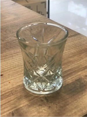 İsmiyle Al 6 Lı Asya Kahve Yanı Su Bardağı Şeffaf Renk ROYALEKS-70279