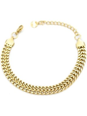 İsmiyle Al Zincir Bileklik - Altın