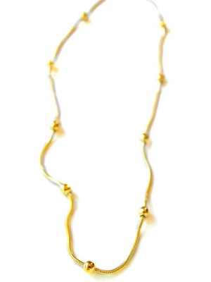 İsmiyle Al Top Zincir Kolye - Altın