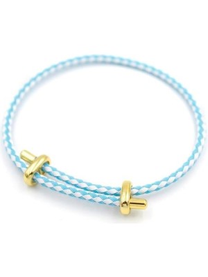 İsmiyle Al Hasır Bileklik - Mavi