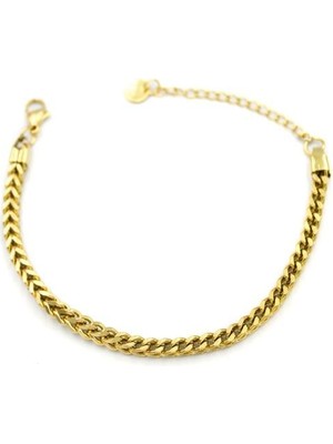 İsmiyle Al Zincir Bileklik - Altın