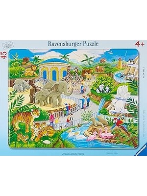 SHC4200 Ravensburger 45 Parça Büyük Çerçeveli Hayvanat Bahçesi YAPBOZ-066612