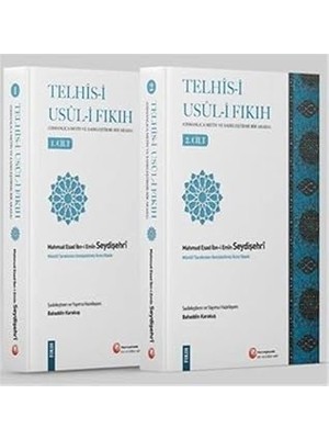 SHC4200 Telhis-I Usul-I Fıkıh 2 Cilt