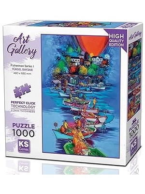 SHC4200 Ks Games 1000 Parça Balıkçılar Serisi I Puzzle