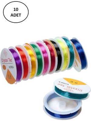 İsmiyle Al Misyon Lastikli Misine Ipi 0.6 mm 10 Adet