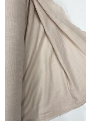 İsmiyle Al Çok Amaçlı Müslin Pamuklu Bebek Örtü ve Battaniye Kumaşı Müslin Bez Açık Pudra 33