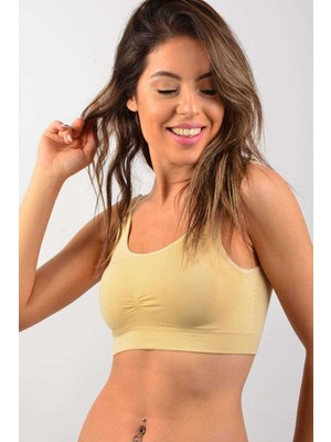 İsmiyle Al Elite Life Sünger Destekli Kadın Ten Büstiyer 772