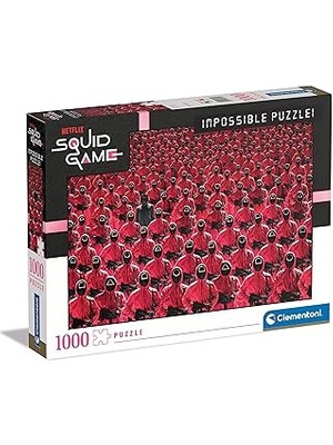 SHC4200 Clementoni - 1000 Parça Squid Game Yetişkin Puzzle - Impossible - 39695
