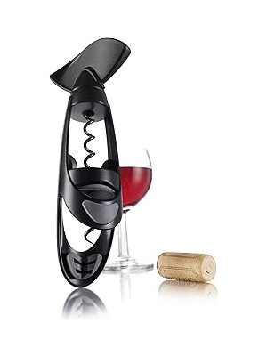 SHC4200 Vacu Vin - 68814606- Tirbuşon Twister Siyah Hediye Paketi
