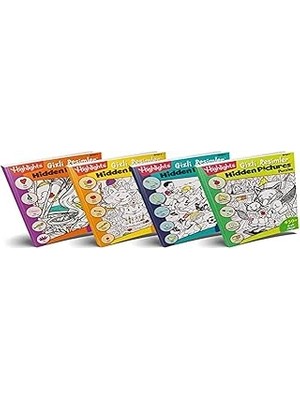 SHC4200 Highlights Hidden Pictures Puzzles (Gizli Resimler) 4'lü Set