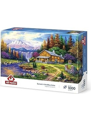 SHC4200 Puzzle Dağlarda Günbatımı 1000 Parça Puzzle