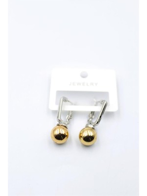 İsmiyle Al Top Küpe - Altın